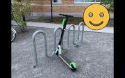 Lime scooter parking example